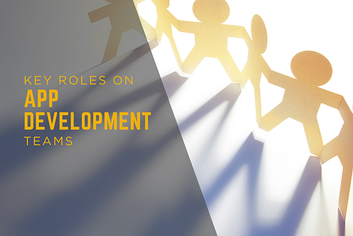 What roles make up an app development team?
